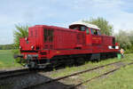 Gigantischer Oldie: Bm 6/6 18511 in einem Nebengleis in Etzwilen anlässlich des Bahnfestes 150 Jahre Nationalbahn. Etzwilen, 27.4.2025