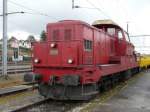 Ex SBB - Bm 6/6  18510 im Bahnhofsareal von Payerne am 01.03.2014