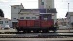 Cargo-Diesellok: Die Rangierlokomotive von Estavayer-le-Lac war am 07.04.10 die Em 3/3 18808.