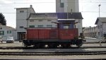 Cargo-Diesellok: Die Rangierlokomotive von Estavayer-le-Lac war am 07.04.10 die Em 3/3 18808.