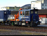 elbatech - Tm 2/2  98 85 5 232 503-3 abgestellt im Bahnhofsareal in Grenchen Nord am 13.12.2020