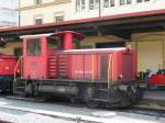 SBB - Rangierlok Tm 2/2 8754 abgestellt in Neuchatel am 08.08.2010