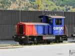 SBB - Rangierlok Tm 232 140-4 im Bahnhofsareal in Visp am 19.07.2015