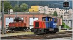 Ee 3/3 16430 und 232 127-1 in Chur. (15.09.2016)