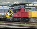 SBB - Tm 2/2  234 120-4 abgestellt im Bahnhofsareal von Yverdon am 21.10.2023