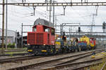 Tm 234 057-8 durchfährt den Bahnhof Pratteln.