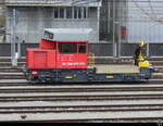 SBB - Tm  234 057-8 abgestellt im Güterbahnhof von Winterthur am 11.02.2024 .. Standort des Fotografen auf der Untere Vogelsang Strasse