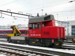 SBB - Tm 2/2  234 113-9 abgestellt im Rapperswil/SG am 16.01.2010