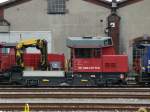 SBB - Tm 234 214-5 abgestellt im Areal des SBB Industriewerkes in Biel am 28.09.2013  ..