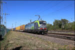 Mannheim - Friedrichsfeld am 23.09.2026: BLS 415 verl��t Mannheim 1
um 11.36 Uhr mit einem Containerzug in Richtung S�den.