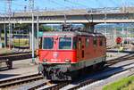 SBB 420 341-0 am 09.07.26 in Lausanne Rbf vom einen Gehweg aus fotografiert