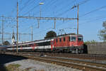 Re 4/4 II 11153 f�hrt am 03.09.2026 Richtung Station Augarten.