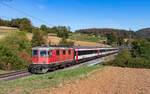 11153 mit dem NJ 471 / IC 60471 (Hamburg Altona - Z�rich HB) bei Hornussen 4.9.26