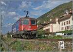 Bei Ligerz, auf dem letzten Einspurabschnitt der Jurafusslinie ist die SBB Re 4/4 11346 (Re 420 346-9) auf dem Weg in Richtung Neuch�tel.