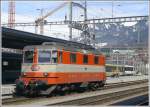Re 4/4 II 11108 in Chur.