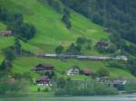 SBB - Re 4/4 mit Schnellzug unterwegs bei Immensee am 23.07.2011