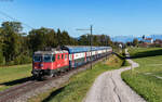 Re 420 227  und Re 420 212 mit der S 19966 (Pf�ffikon ZH - Dietikon) bei Illnau 4.9.26