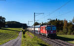 Re 420 207 und Re 420 205 mit der S 19967 (Koblenz - Pf�ffikon ZH) bei Illnau 4.9.26