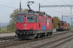 Re 420 294-1 mit Zirkus Knie-Aufkleber in Fahrtrichtung Weinfelden. Müllheim-Wigoltingen, 10.11.2021