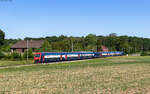 Re 450 060 und Re 450 007 als S 20462 (Zug - Schaffhausen / Thayngen) bei Marthalen 29.5.26