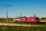 Re 460 033 & 029 am 23.04.2026 um 18:58 bei Hindelbank