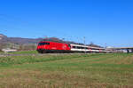 Itingen - 18. M�rz 2025 : Re 460 116 'Ost Schweiz' (mit 460 067 'Hohle Gasse' am Zugende) am IC 974 von Brig nach Basel SBB. 

Link zum Video : https://www.youtube.com/watch?v=YDjb2Ub-fJM