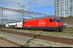 SBB - 460 014-4 mit B 50 85 26-94 138 unterwegs in Pratteln am 02.10.2026