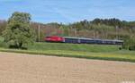 Am 26. April 2026 bespannte die SBB 460 039 den NJ 459 ab Singen (Htw.) nach Z�rich HB. Bei Lottstetten konnte ich den Rheintalumleiter bildlich festhalten. 