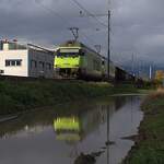 Schweizer Zucker AG, Zuckerfabrik Aarberg, Kampagne 2025: Re 465 012-3 + Re 465 010-7 + 20 Eaos/Eas, Zug 67155 Yverdon-Aarberg, Lyss, 22.