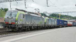 91 85 4475 407-3 CH-BLSC Durchfahrt Bahnhof Lausen / BL
Lausen 12.06.2018