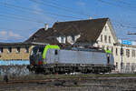 Siemens Vectron 475 434-7 wird am 03.03.2026 in der Abstellanlage beim Bahnhof Pratteln abgestellt.
