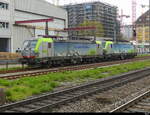 BLS - Loks 91 85 4 475 410-7 + 91 85 4 475 407-3 abgestellt in Pratteln am 22.03.2026