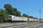 Siemens Vectron 476 452-8 von railCare f�hrt am 10.07.2026 Richtung Bahnhof Kaiseraugst.