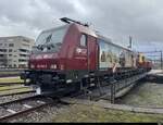 IRSI - Loks 91 85 4 482 046-0  + 047-8 abgestellt in Lyss mit Pantografen Schaden an Beiden Loks am 09.01.2026