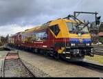 IRSI - Loks 91 85 4 482 047-8 + 046-0 abgestellt in Lyss mit Pantografen Schaden an Beiden Loks am 09.01.2026