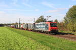 Deutschland 
Lok 482 012 von SBBCargo zieht einem Containerzug in Kaarst Broicherseite 
1/10/2025