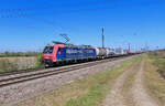 Heitersheim - 11. April 2025 : SBB 482 022 mit einem Kombi in Richtung Schweiz unterwegs. 

Link zum Video : https://www.youtube.com/watch?v=o5KXy9Er8SU