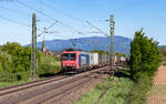 Re 482 016 mit dem DGS 40160 (Luino SBB - Gremberg) bei K�ndringen 24.4.26