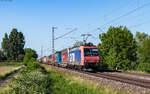 Re 482 019 mit dem DGS 43711 (K�ln Eifeltor - Novara Boschetto) bei Ringsheim 27.5.26