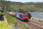 Deutschland
Lok 482 001 von SBBcargo zieht einem Containerzug in Oberwesel
24/7/2026