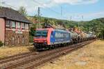 482 022-1 SBB Cargo International 'Alp�z�hmer.' mit Kesselzug in Oberwinter, Juli 2026.