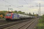 482 034-6 SBB Cargo mit Kesselzug in Oberhausen Osterfeld S�d, Oktober 2013.