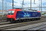 SBB - Lok 91 85 4 484 011-2 abgestellt im Bahnhof Buchs/SG am 26.07.2026