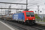 Re 484 009-6 durchf�hrt am 08.10.2026 den Bahnhof Pratteln.