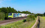 Re 485 007 mit dem DGS 43751 (Kaldenkirchen - Domo II) bei K�ndringen 23.5.26