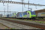 BLS - 485 017 + 475 412 unterwegs in Pratteln am 07.10.2026