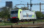 BLS - Loks 91 85 4 486 504-4 unterwegs in Pratteln am 02.10.2026