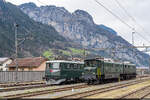 SBB Historic Ae 6/6 11402 & Ae 8/14 11801 / Erstfeld, 4. April 2026<br>
Fitnessfahrten