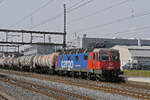 Re 620 034-9 durchfährt am 09.03.2026 den Bahnhof Rupperswil.