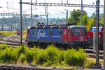 SBB 620 088-5 am 09.07.26 in Lausanne Rbf vom einen Gehweg aus fotografiert